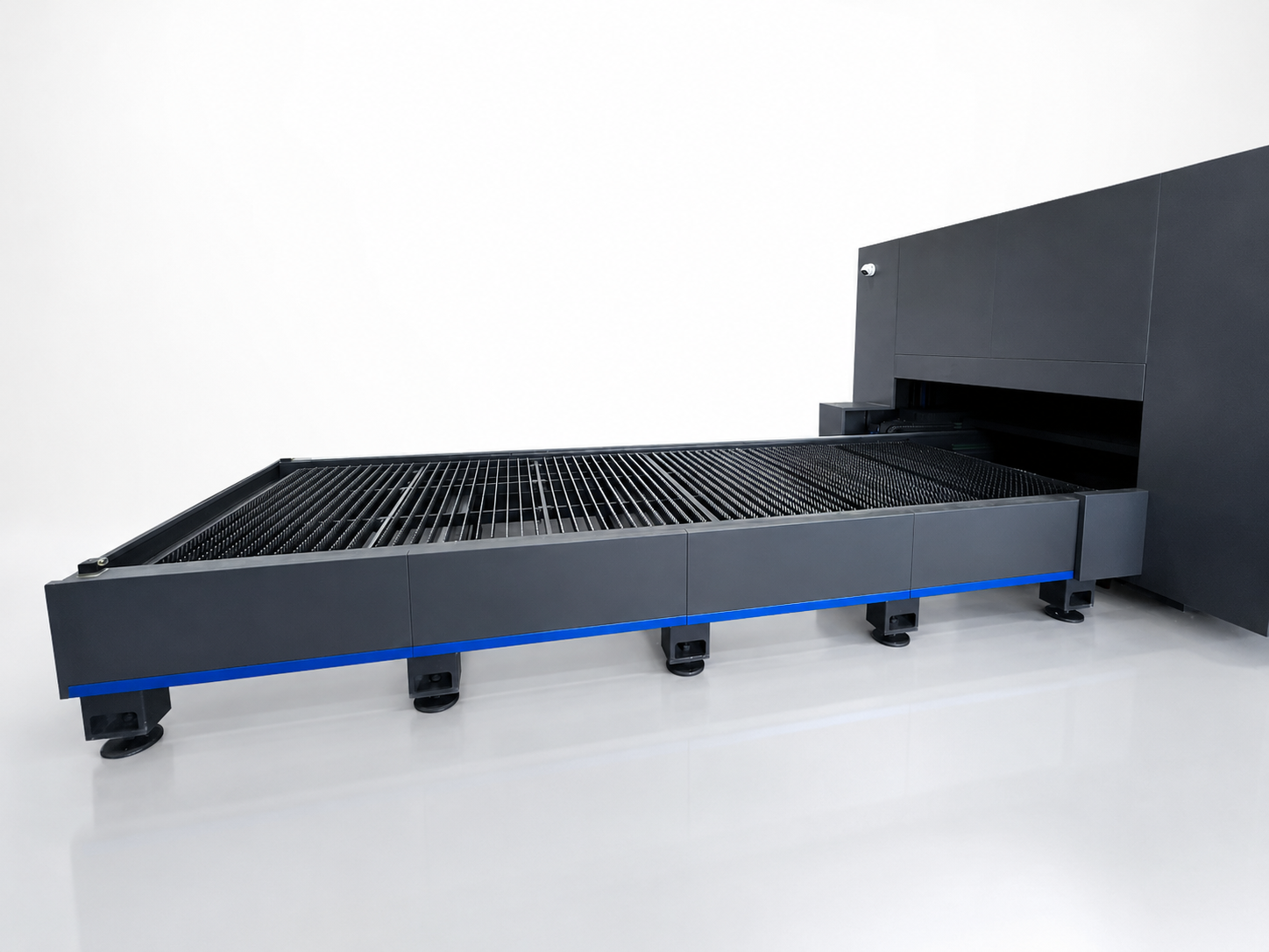 Heavy-duty HT-4015H exchange-table machine bed